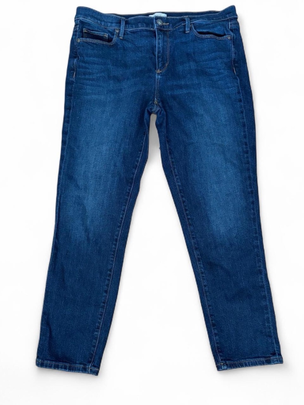 LOFT dark wash skinny denim jeans pants Sz 8